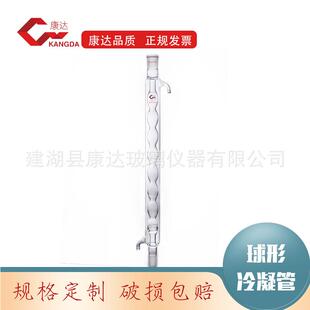 球形蛇形直行冷凝管 实验室 玻璃仪器 标准磨口 200-300-400-500