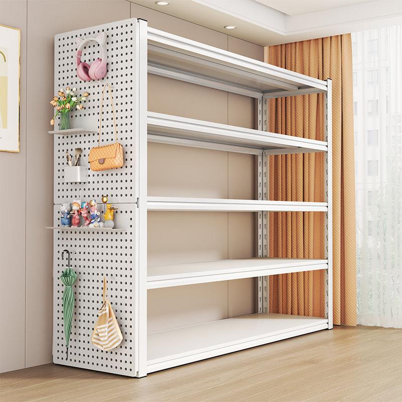 家用置物架落地多层货架阳台客厅收纳架储物间超市快递整理展示架