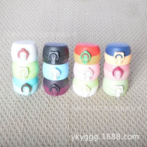 保温杯配件随手杯杯盖锁扣弹跳盖子防漏创意杯运动扣水瓶盖