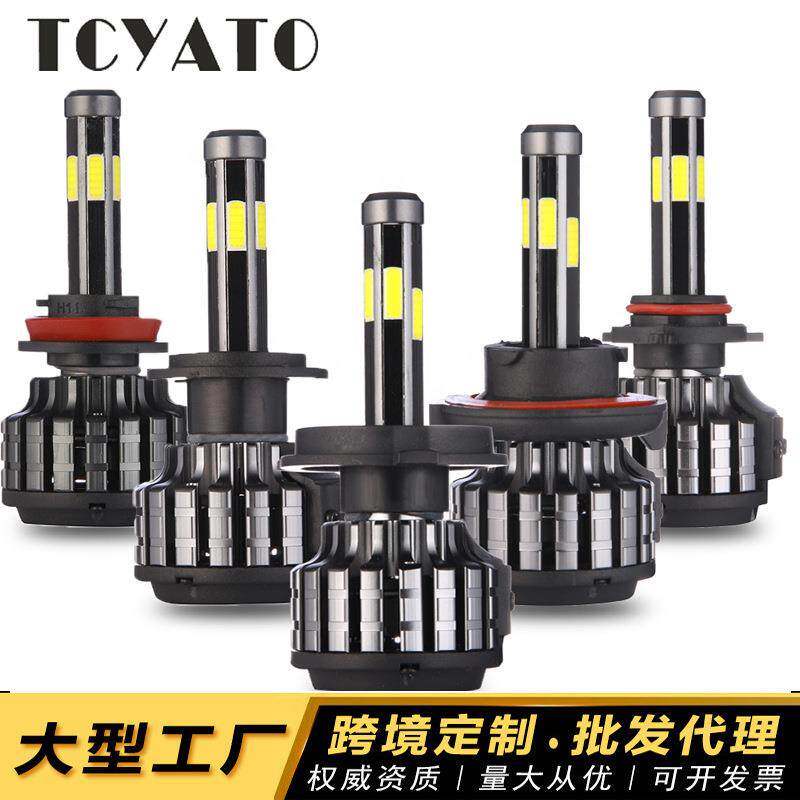 6面厂家x6s汽车led大灯六面360发光前大灯改装远近光摩托车车