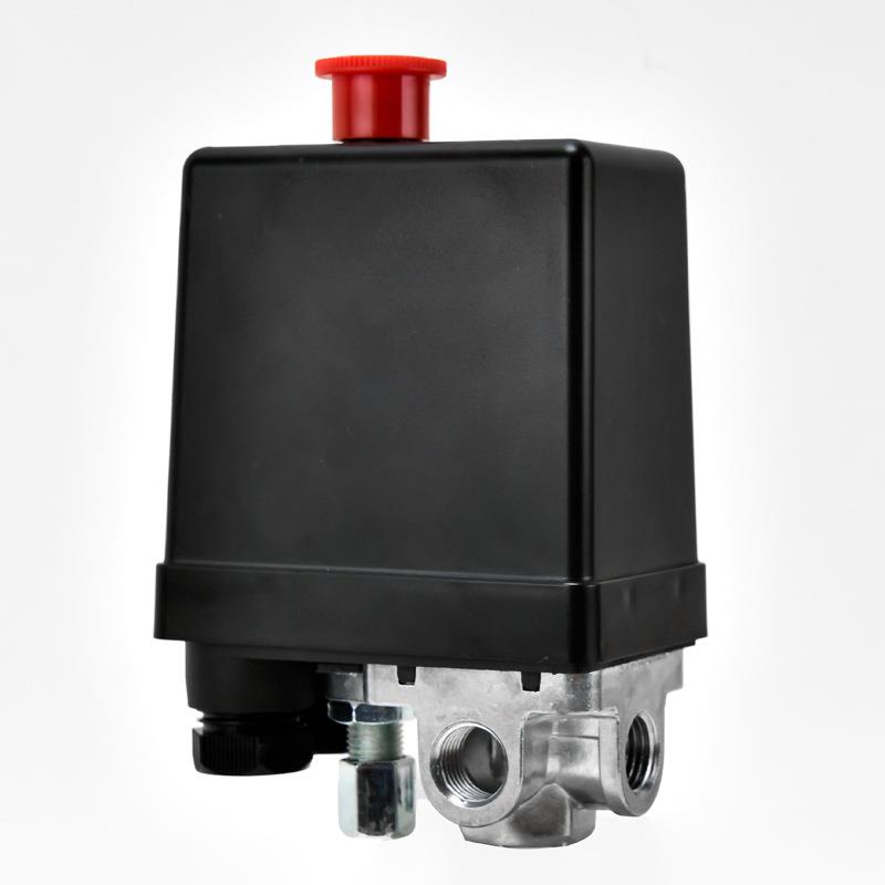 WSD空压机四孔通开关20A大电流自动气压压力开关打气泵配件跨境品