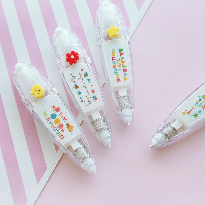 【阿固AGU】按压式花边修正带可爱修饰带Diy日记手帐装饰品