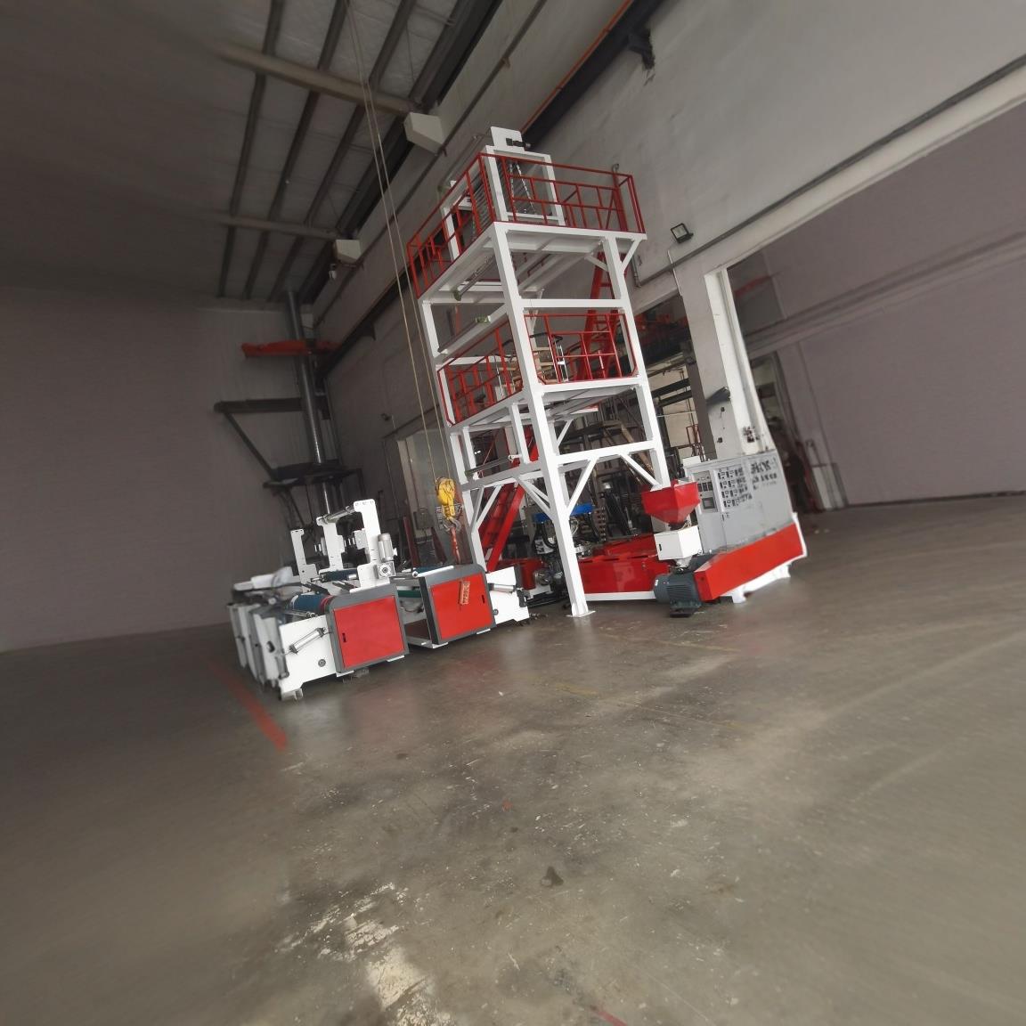 全自动收卷高低压吹膜机PE袋高速吹膜机快递袋自动吹膜机设备