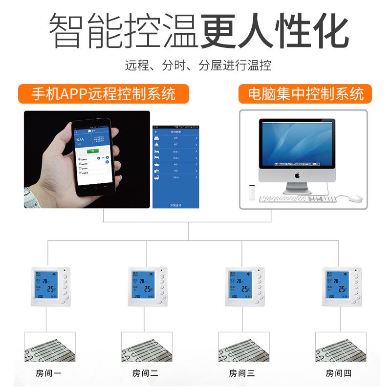 暖力特电地暖家用全套设备碳纤维发热线电缆石墨烯养殖地热系统