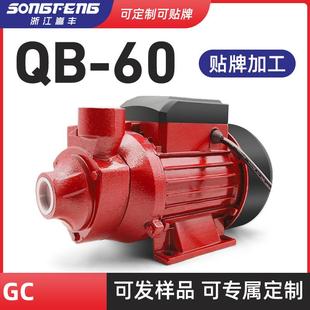 循环增压泵 QB60清水泵跨境外贸出口可贴牌可定制小型漩涡式