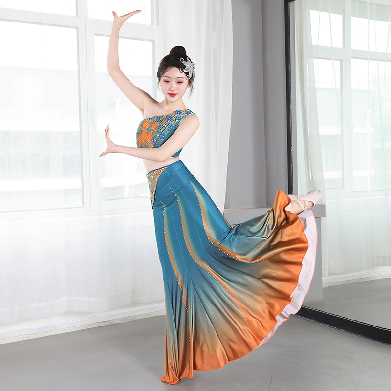 傣族舞服装女滇南映少独舞舞蹈