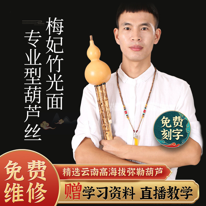 妃之韵葫芦丝乐器专业演奏型C调降B调小DGF调成人小朋友滇南古韵