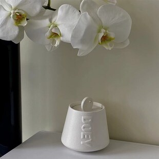 DOEY蜡烛 东方高定系列慢陀罗灵感陶瓷香氛室内助眠香薰160g黑白