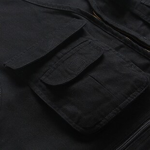 国家地理摄影马甲中国摄影家协会夏款背心纯棉多口袋男士多兜马夹