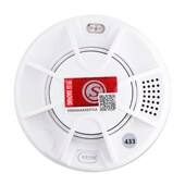 烟雾报警器消防专用感烟警报联网独立厨房商用火灾探测烟感器家用