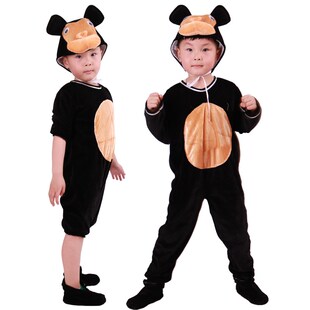 新款儿童大猩猩学校演出服黑猩猩的面包店绘本舞蹈服猩猩角色扮演