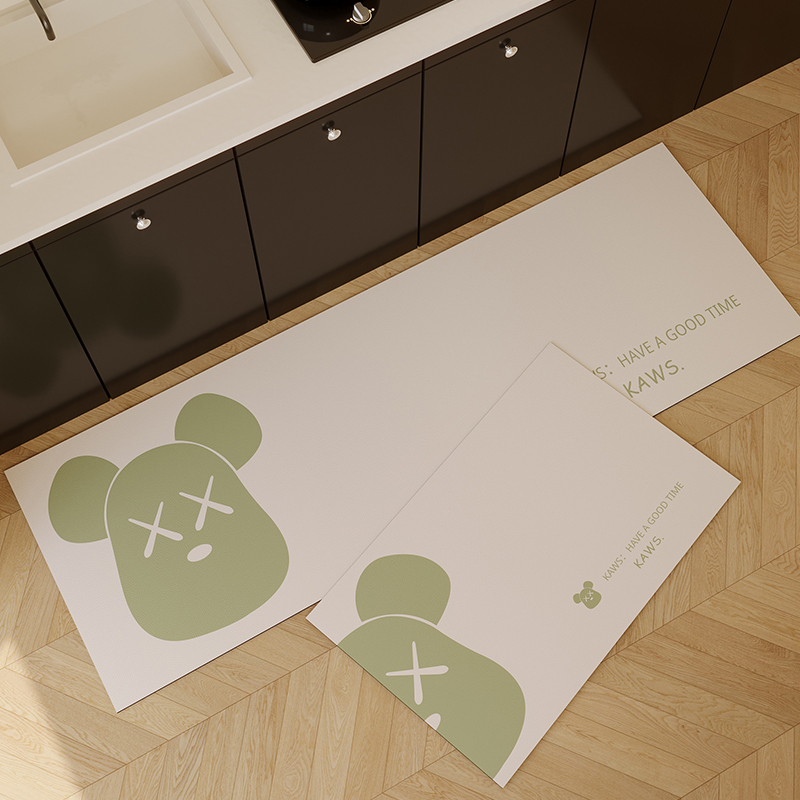 厨房硅藻泥地垫吸水垫家用长条脚垫防滑防油可擦免洗耐脏防水软垫