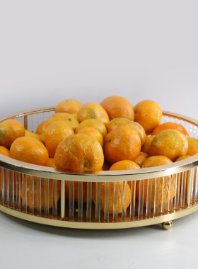 亚克力透明托盘客厅餐桌茶几酒店餐厅水果蛋糕收纳镜面托盘