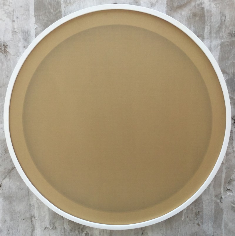 圆形绢布画框国画工笔画宋画小品练习创作熟仿古绢布绫绢带绷绢框