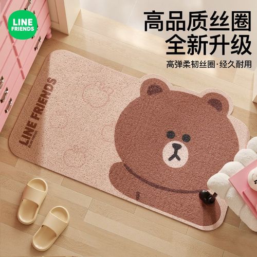 入户门地垫家用2025新款地垫子耐脏防滑丝圈地毯进门口玄关脚踏垫
