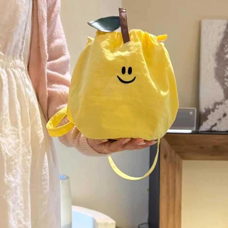 柠檬笑脸包包百搭小众日常通勤
