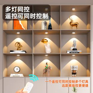 人体感应小夜灯LED家用橱柜楼梯过道USB充电智能无线磁吸