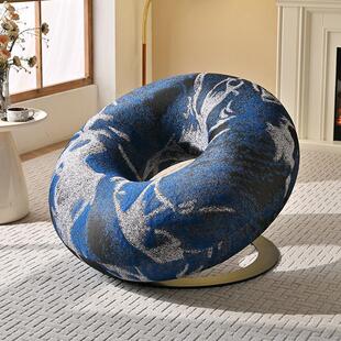 海外原版甜甜圈沙发北欧设计师懒人单人椅网红客厅卧室圆形椅艺术