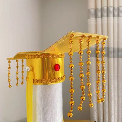 玉皇大帝陛下帽黄帝帽子王子皇冠汉朝武则天头冠古代官帽成人儿童