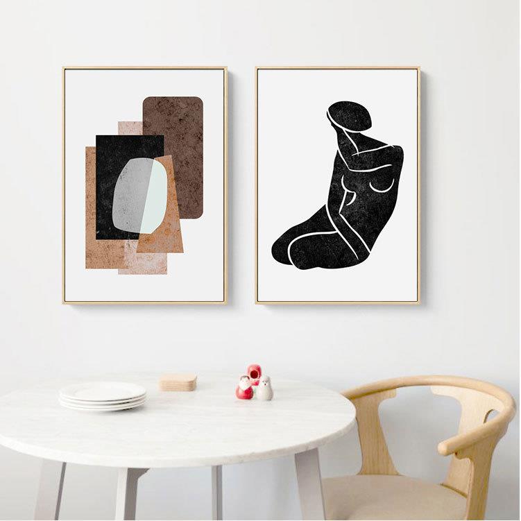 新款直销简单生活客厅装饰画餐厅玄关沙发背景墙挂画现代简约复古图片
