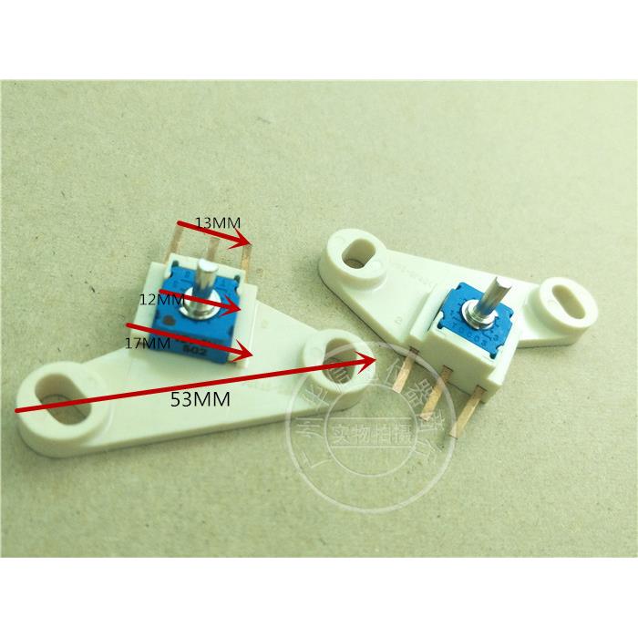 TOCOS RVQ121 12V 502 5K 陶瓷电位计 带板PPS-GF40 360转