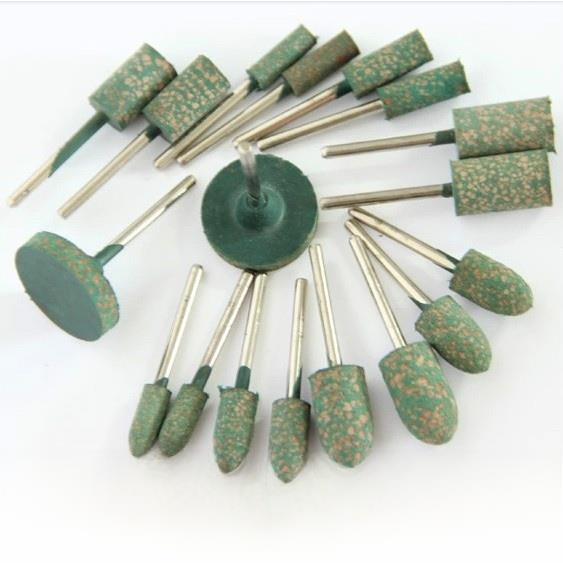 芝麻磨头橡胶弹性海绵磨头橡胶砂轮模具精磨金属镜面抛光除锈