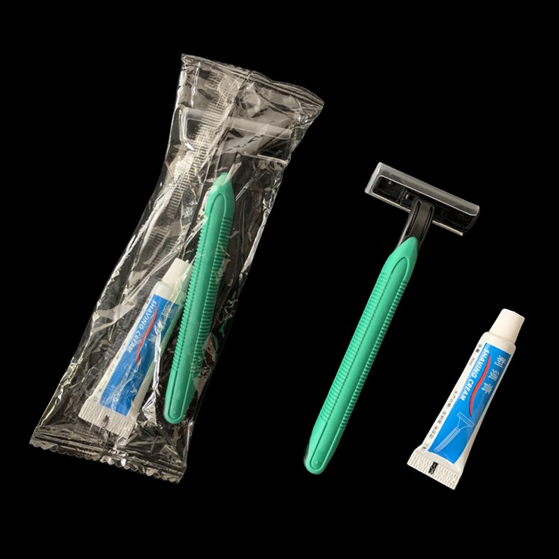 宾馆民宿酒店一次性剃须刀须膏户外旅行用品手动刮胡刀定制