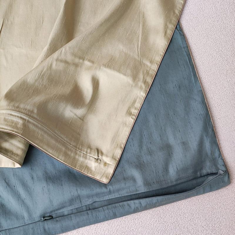 J6DA45*45真丝抱枕皮沙发靠垫办公室腰枕床头靠背汽车抱枕套不含