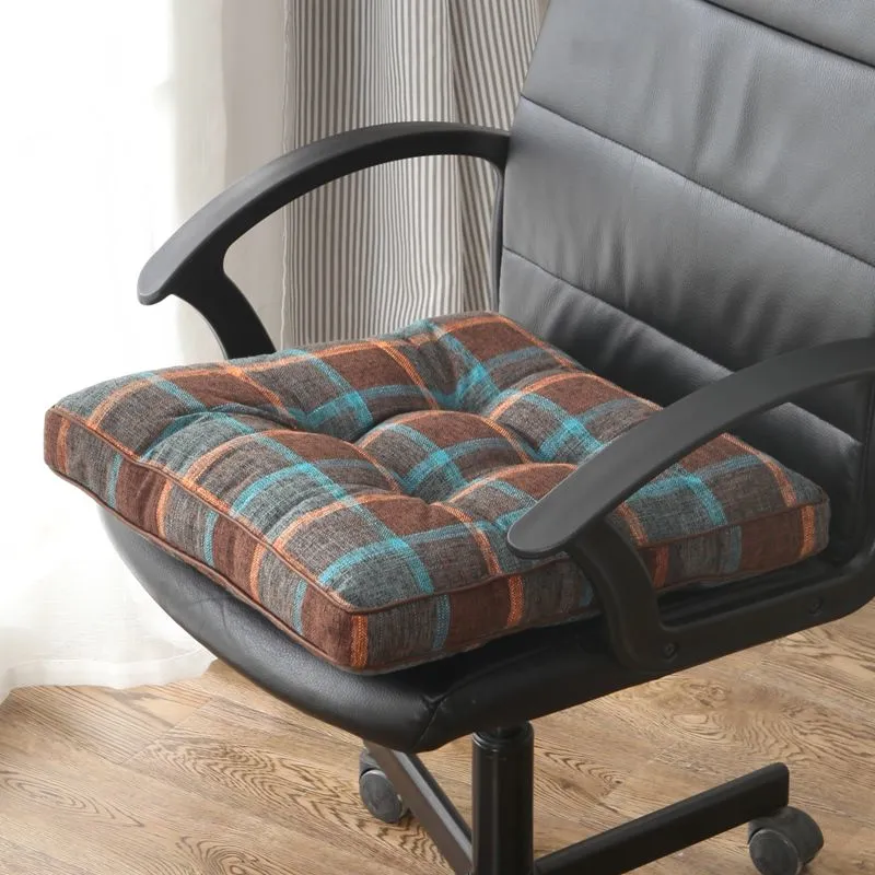 坐垫冬季纯棉椅子垫屁垫餐椅垫电脑椅办公室久坐座垫屁股垫子加厚