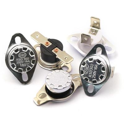 Ksd301 302温度控制开关温度控制器常开常闭85-180度250V/10A 16A