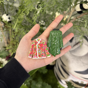 哈尔滨沈阳长春东北军大衣大花袄原创冰箱贴磁吸贴 爆款