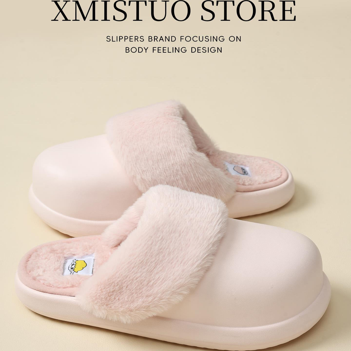 厚底棉拖鞋女2025新款冬季保暖