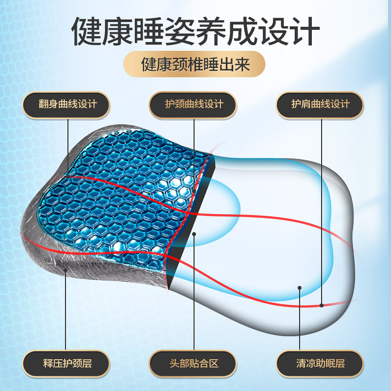 儿童枕头6岁以上四季通用纯棉a类小学生专用宿舍记忆枕透气凝胶枕
