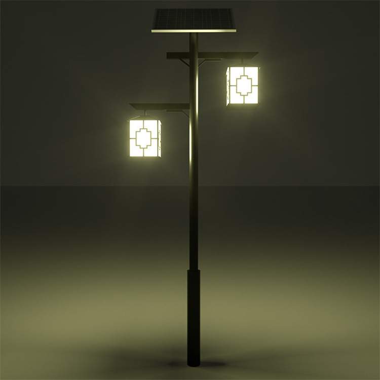 新款led中式仿古庭院灯 现代户外3米小区园林太阳能景观庭院路灯