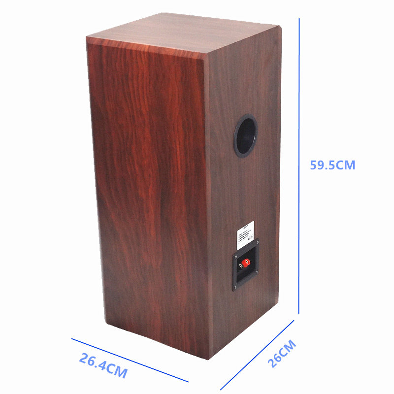 8寸高中低三分频书架Hifi音箱木质8寸7欧无源音箱落地音箱一对价