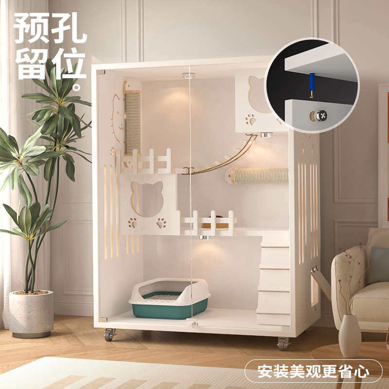 猫笼小户型家用实木猫窝四季通用猫屋不占地猫笼子阳台猫柜猫别墅,宠物/宠物食品及用品,猫笼子/猫别墅,淘宝优惠券,粉丝福利购,淘宝优惠卷