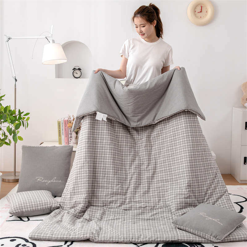 纯棉抱枕被子两用折叠汽车枕头靠垫被办公室沙发午睡全棉空调被,居家布艺,抱枕被,淘宝优惠券,粉丝福利购,淘宝优惠卷