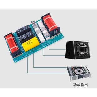 重料型 WB3低音炮纯低音分频 超低音分频器 音响音箱低音分频