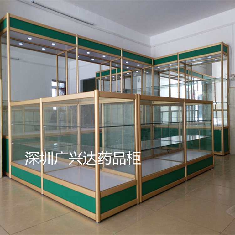 东莞展示柜槽板展示柜电子旋转展示柜药品柜产品展示架钛合金柜子
