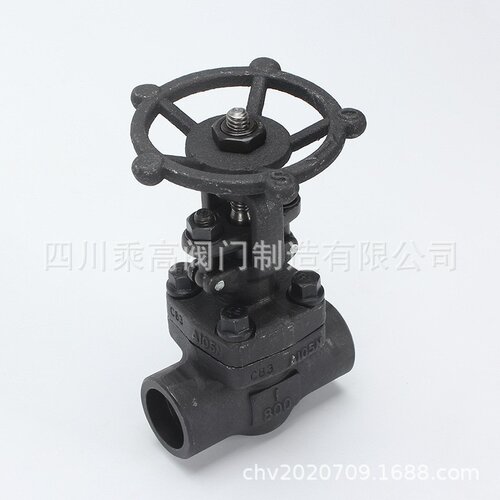 J/Z61H-800LB DN25锻钢法兰截止阀 闸阀 止回阀锻钢高压截止阀