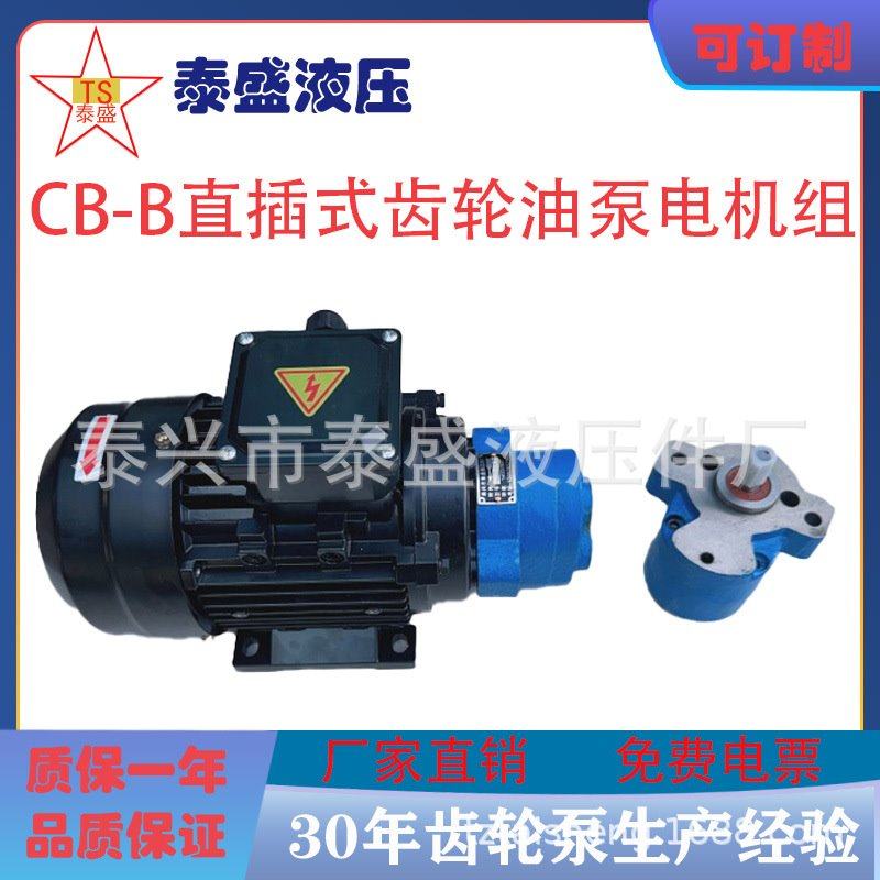 CB-B4/B6/CB-B10R锯床齿轮油泵电机组CBW-B2.5JZ 0.37/0.55KW润滑