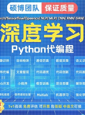 Python代编深度学习代码指导C++程序代编图像处理Matlab代码帮做