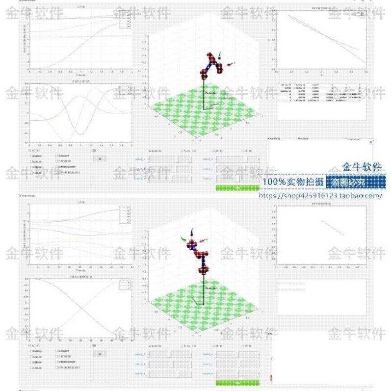 Matlab机械臂综合仿真平台，包含运动学、动力学和控制
