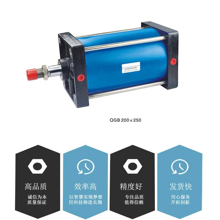 QGBD标准复动型气缸 QGBJ双轴可调行程型气缸