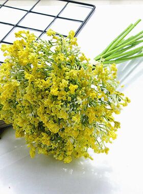 夜来香满天星仿真花束 婚庆花环仿真花材料 家居仿真假花摆饰 手
