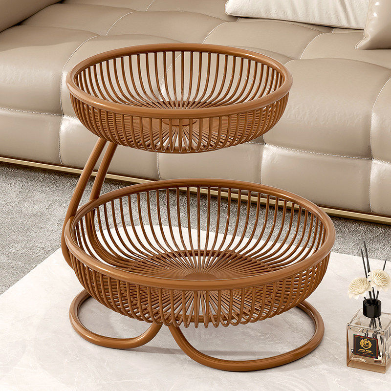 水果盘客厅茶几桌面家用收纳筐多层水果篮高档零食摆放置物架果篮,厨房/烹饪用具,果蔬置物架/篮/框,淘宝优惠券,粉丝福利购,淘宝优惠卷