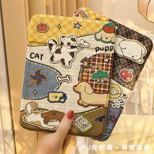 便携小镜子化妆镜女随身镜折叠可立学生宿舍男士专用办公桌面家用