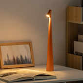 北欧现代设计充电小台灯桌面阅读看书护眼中式 装 饰卧室氛围床头灯