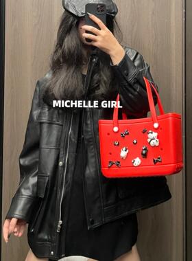Michelle Girl2025跨境热卖夏季小红包EVA沙滩收纳小方包可diy