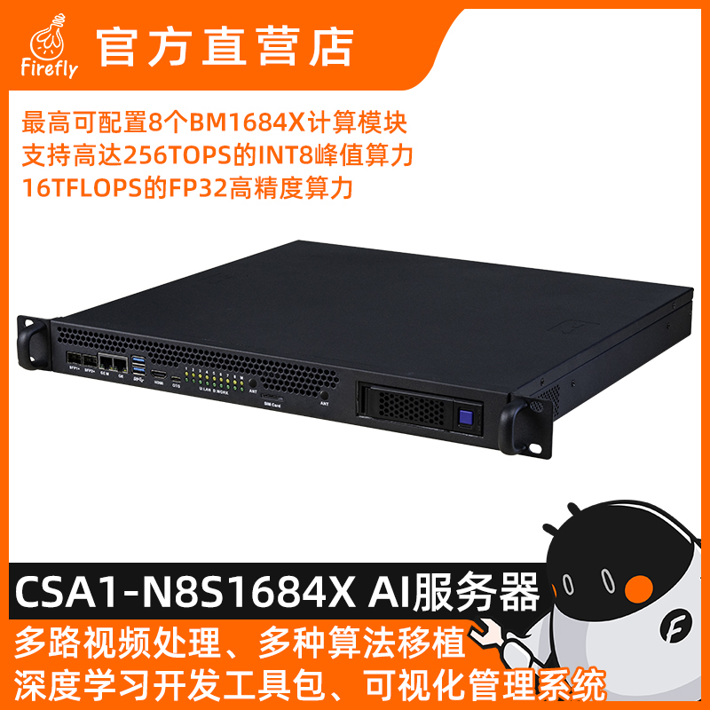 国产化256T算力服务器万兆网